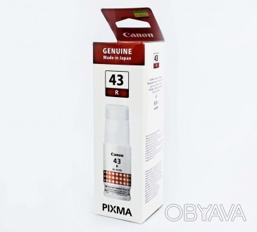 Оригінальне чорнило Canon PIXMA Gl-43 R для:
Canon PIXMA G540 / G640
Виробник: C. . фото 1