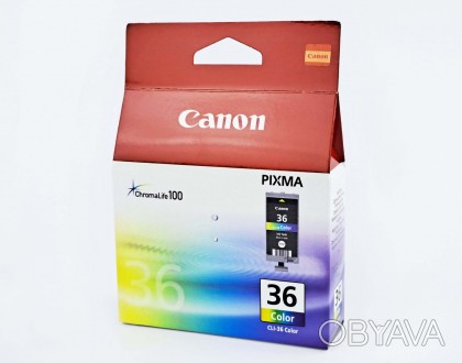 Картридж Canon PIXMA CLI-36 Color для:
Canon PIXMA IP100 / IP110 / TR150 / mini2. . фото 1