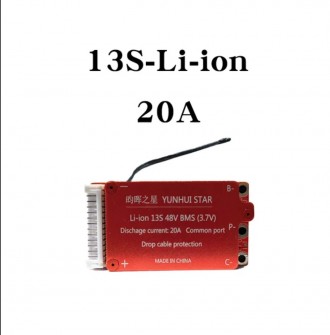 BMS 13S 48V(54.6V) li-ion 20A симметрия
1. Напряжение защиты от перезарядки: 4,2. . фото 6