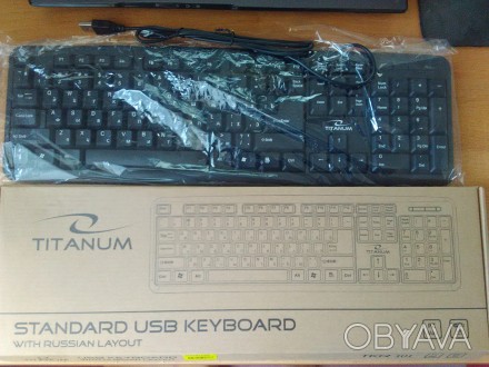 Продам клавиатуру для ПК фирмы TITANUM. Новая, отличного качества, USB. В подаро. . фото 1
