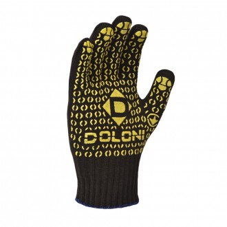 Перчатка DOLONI 667 с точкой ПВХ черные
Рабочие трикотажные перчатки с точками П. . фото 2