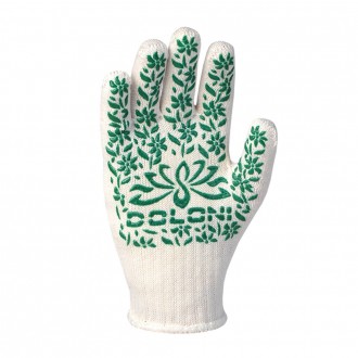 Перчатки DOLONI 620 трикотажные с точкой ПВХ зелёный узор
Рабочие перчатки с ПВХ. . фото 2