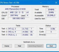 Процесор з ноутбука ACER ASPIRE 7551G AMD Phenom II N930 2Gh 2Mb Socket S1 HMN93. . фото 4
