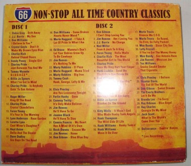 CD disk Hot Country, 66 Non-Stop All Time Country Classics 2CD

CD disk Hot Co. . фото 3