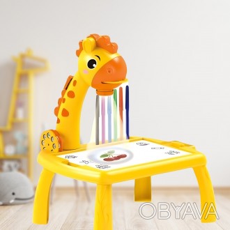 “Столик-проектор для рисования в форме дружелюбного жирафа”
Этот столик - идеаль. . фото 1