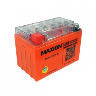 Мото акумулятор GEL YTX 9-BS MAXION (12V, 9A). . фото 9