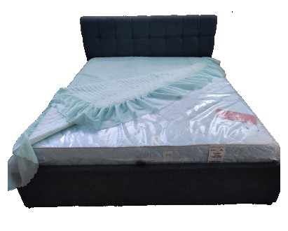 Кровать двуспальная с поднимающимся каркасом и нишей для постельного белья. 
Мяг. . фото 2