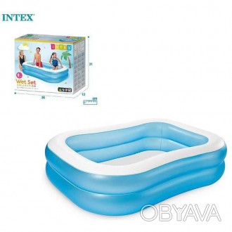Бассейн Intex 57180 - это идеальный вариант для купания и отдыха детей возрастом. . фото 1