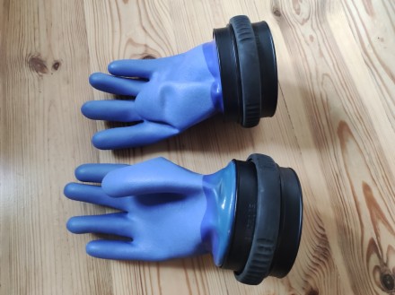 Si-Tech Quick Dry сухие перчатки, система колец сухого гидрокостюма. . фото 2