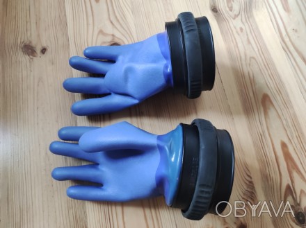 Si-Tech Quick Dry сухие перчатки, система колец сухого гидрокостюма. . фото 1