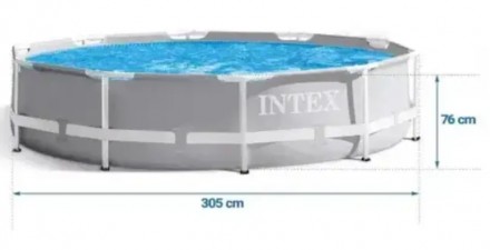 Каркасный бассейн Intex 26702 Premium – это отличный вариант для отдыха и развле. . фото 3