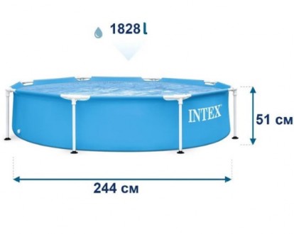 Бассейн быстро устанавливается на горизонтальной гладкой площадке. Для этого пот. . фото 4