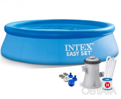 Бассейны Intex "Easy Set" - прекрасная альтернатива сборным каркасным бассейнам.. . фото 1