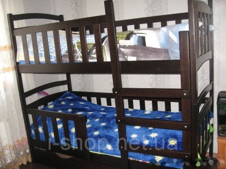 Двухъярусная детская кровать Карина стандарт можно заказать с съемными и несъемн. . фото 4