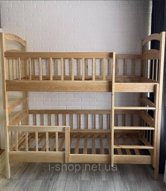 Двухъярусная детская кровать Карина стандарт можно заказать с съемными и несъемн. . фото 2