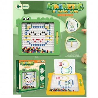 Магнітна мозаїка 6891 (30) трафарети, стилус, в коробці. Одесса. фото 1