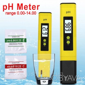 PH-метр — это портативный цифровой прибор для измерения уровня кислотности в люб. . фото 1