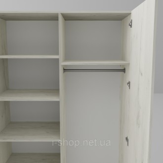 Шкаф СИМПЛ ШРС - 1800 это изделие из модульной серии СИМПЛ, от украинской мебель. . фото 5