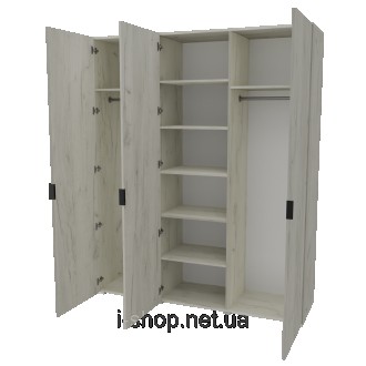Шкаф СИМПЛ ШРС - 1800 это изделие из модульной серии СИМПЛ, от украинской мебель. . фото 3
