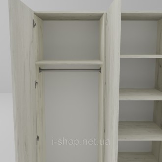 Шкаф СИМПЛ ШРС - 1800 это изделие из модульной серии СИМПЛ, от украинской мебель. . фото 4