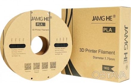 Пластик в котушці для 3D друку PLA Jamg He 
 
. . фото 1