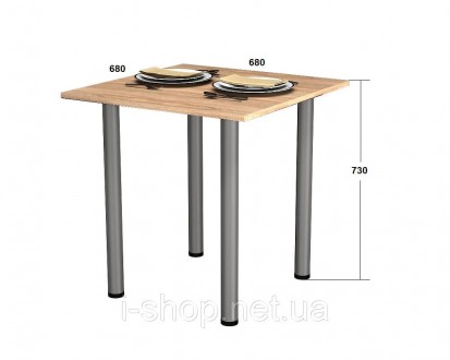Компактный разборной стол "Фуршет-2" прекрасно подойдёт для маленькой кухни или . . фото 4
