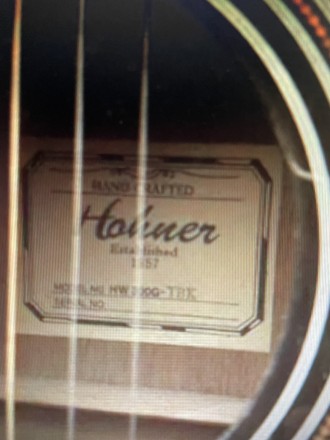 Гитара Акустическая Hohner. . фото 3