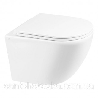Унитаз подвесной Qtap Robin безободковый с сиденьем Soft-close QT1333046ENRW. Одесса. фото 1 Унитаз подвесной Qtap Robin безободковый с сиденьем Soft-close QT1333046ENRW. Одесса. фото 1