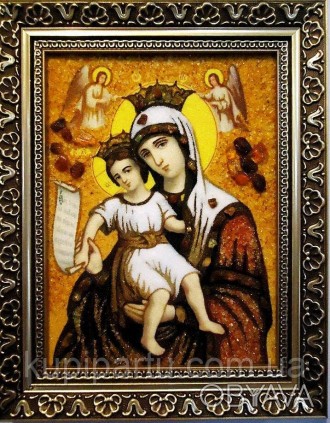 На иконе «милостиво» Божией Матери (Киккос) написана Богородица, справа от котор. . фото 1