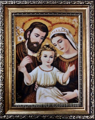 Икона Святого Семейства – это прекрасный образ Девы Марии и ее любимого, держаще. . фото 2