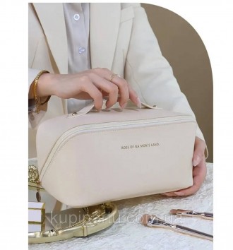 Ідеальна для подорожей косметична сумка з великою ємністю, багатофункціональна, . . фото 4