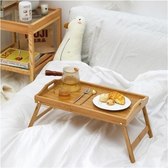 Столик для сніданку на ніжках Classic бамбук
Хто не любить прокидатися від запах. . фото 3