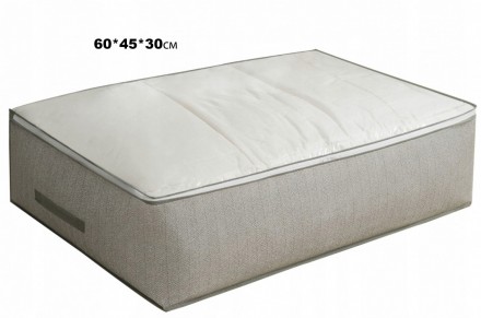 Органайзер для одягу під ліжко 60*45*30
Складаний органайзер для ковдр або одягу. . фото 2