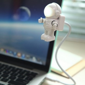 Можна використовувати як USB-нічник Астронавт, настільна лампа підсвічування кла. . фото 2