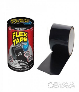 Flex Tape 20см ширина может мгновенно заклеивать, связывать, уплотнять и ремонти. . фото 1