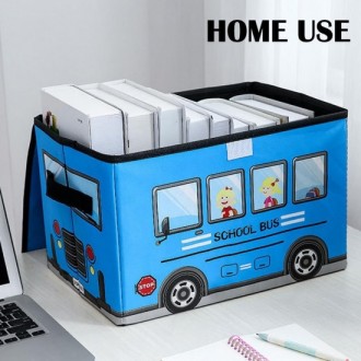 Ящик Пуф короб складний ящик для іграшок Save Box Автобус синій
Багатофункціонал. . фото 5