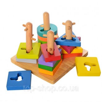 Логічний квадрат малий - цікава розвиваюча іграшка, що пропонує вирішувати цікав. . фото 3