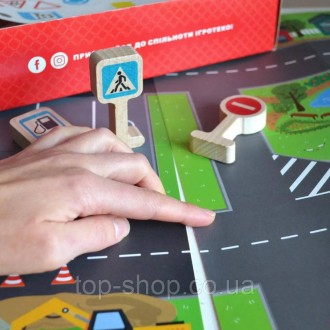 Ігровий набір Дорожні знаки для дітей - це чудова можливість поєднати вивчення п. . фото 7