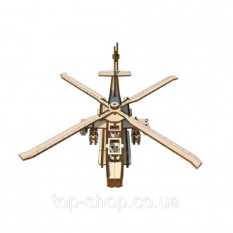 Дерев’яний конструктор “Гелікоптер” – це реалістична модель за основу якої взяли. . фото 5