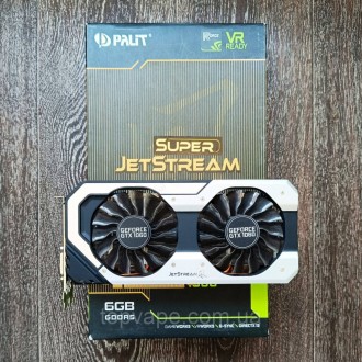 Видеокарта Palit GeForce GTX 1060 Super Jetstream 6GB
Видеокарта б/у с целыми пл. . фото 6