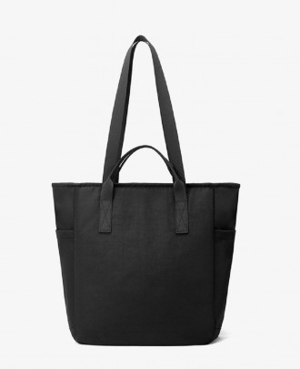 Сумка жіноча велика на плече, сумка шопер текстильна в чорному кольорі.
Розмір: . . фото 5