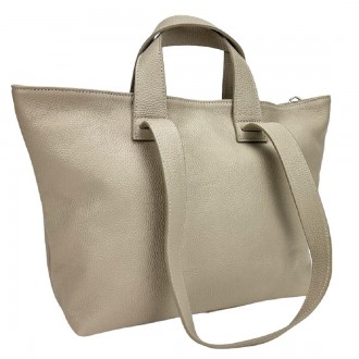 Жіноча італійська шкіряна сумка А4, сумка тоут, шопер з однією ручкою на плече, . . фото 3