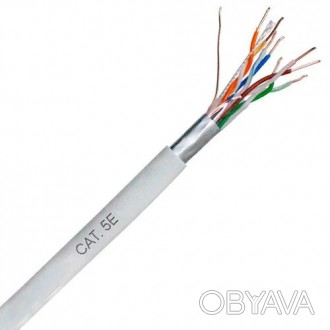 Кабель FTP Сat.5e 4x2x(0.51CCA), кабель витая пара, 6.3мм, серый, 305м
Предлагае. . фото 1