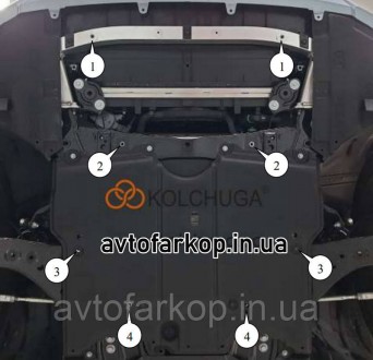 Защита двигателя для автомобиля:
Lexus RZ 450e (2023-) Кольчуга
	
	
	Защищает дв. . фото 4