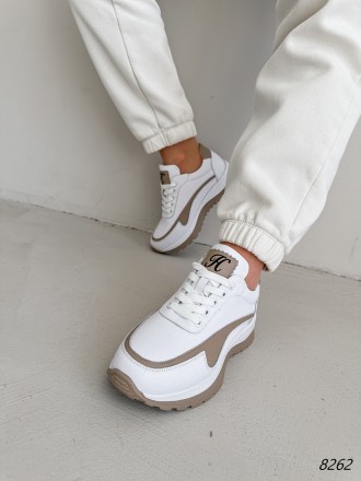 
 
Кросівки жіночі Felix білі + коричневий натуральна шкіра 8262, розмір 37, 38,. . фото 8
