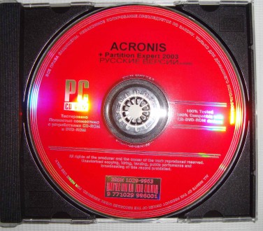CD disk for PC Компьютерный диск Самоучитель Acronis 2006. . фото 4
