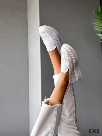 
Туфли лоферы женские Alesan белая натуральная кожа 8368
Материал: натуральная к. . фото 12