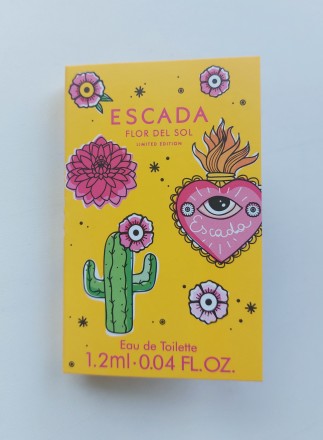 Продам новую женскую туалетную воду Escada Flor Del Sol Limited Edition (пробник. . фото 3