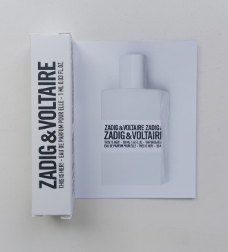 Продам новую женскую парфюмированную воду Zadig&Voltaire This is her (пробни. . фото 2