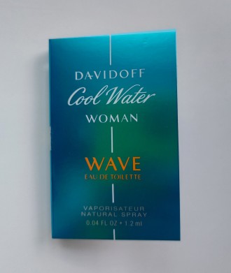 Продам новую женскую туалетную воду Davidoff Cool Water Wave Woman (пробник 1.2 . . фото 4